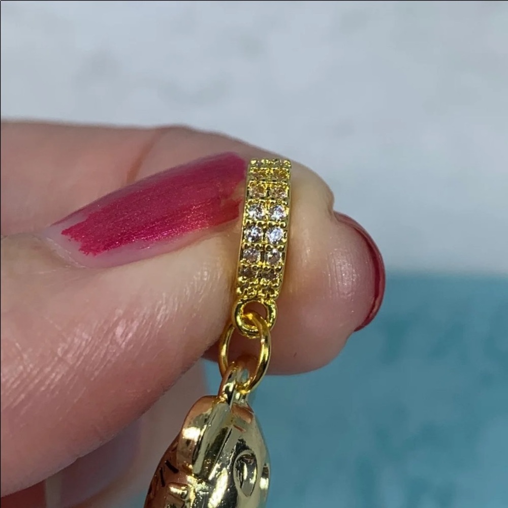 Lucky chinese gold mouse european charm - Picture 4 of 5
